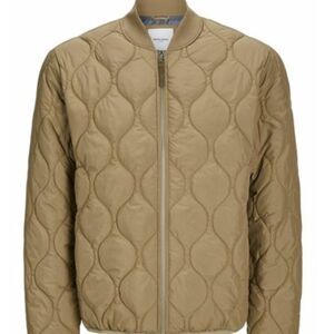 Hawk & Co Men's Onion Quilted Bark Brown Jacket Large NWT in packaging